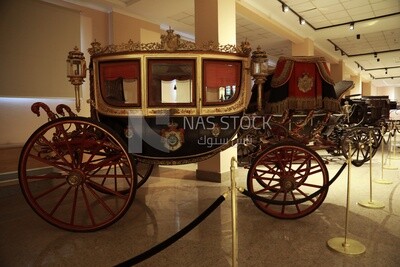 Berlin carriage made in 1863 in the Royal Chariot Museum, Egypt.