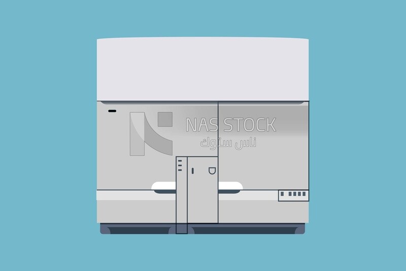 Hematology analyzer icon, icons and templates, vector illustrator