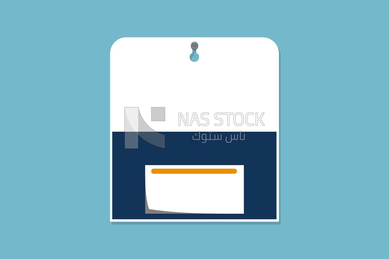 Calendar icon on the wall, icons and templates, vector illustrator