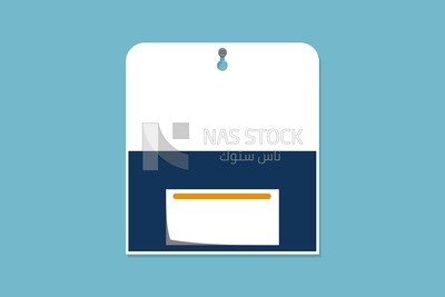 Calendar icon on the wall, icons and templates, vector illustrator