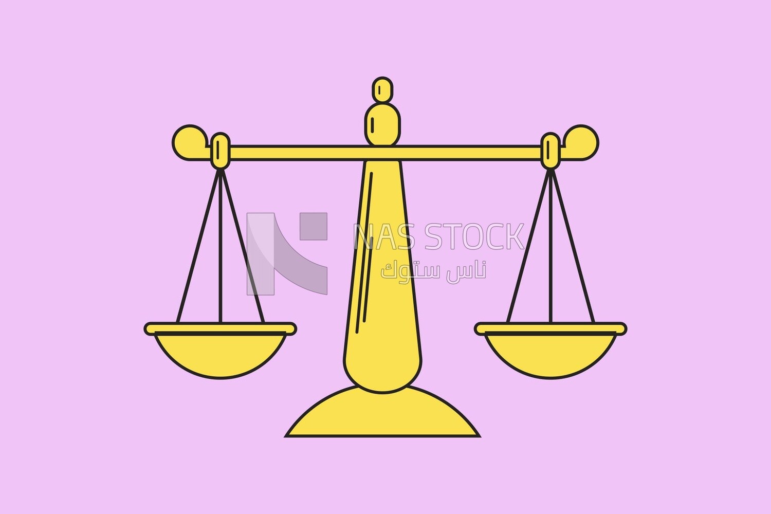 Justice scale icon, icons and templates, vector illustrator