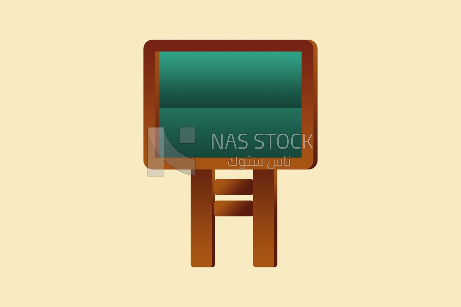 Green board, icons and templates, vector illustrator