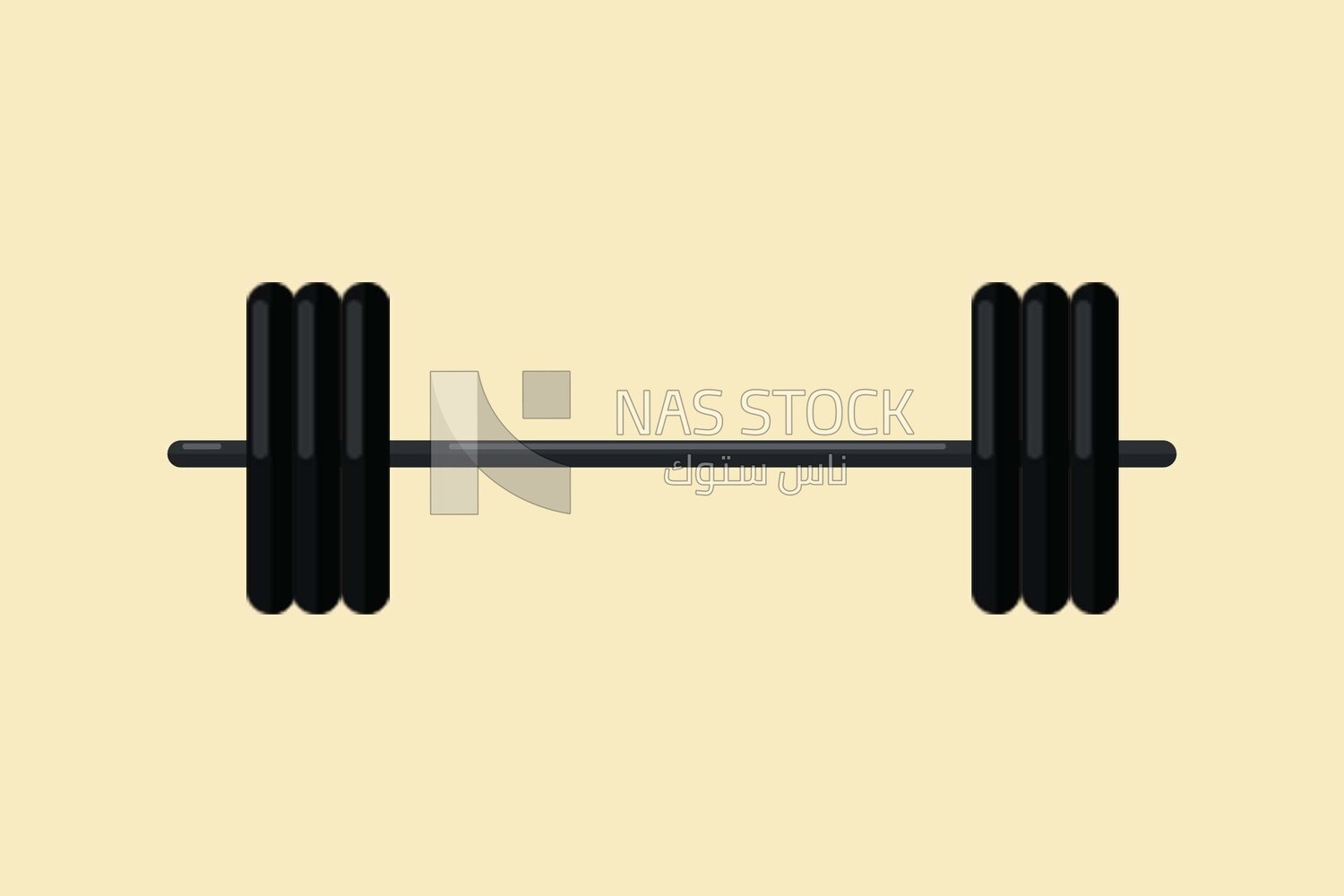 Weight lifting equipment, icons and templates, vector illustrator