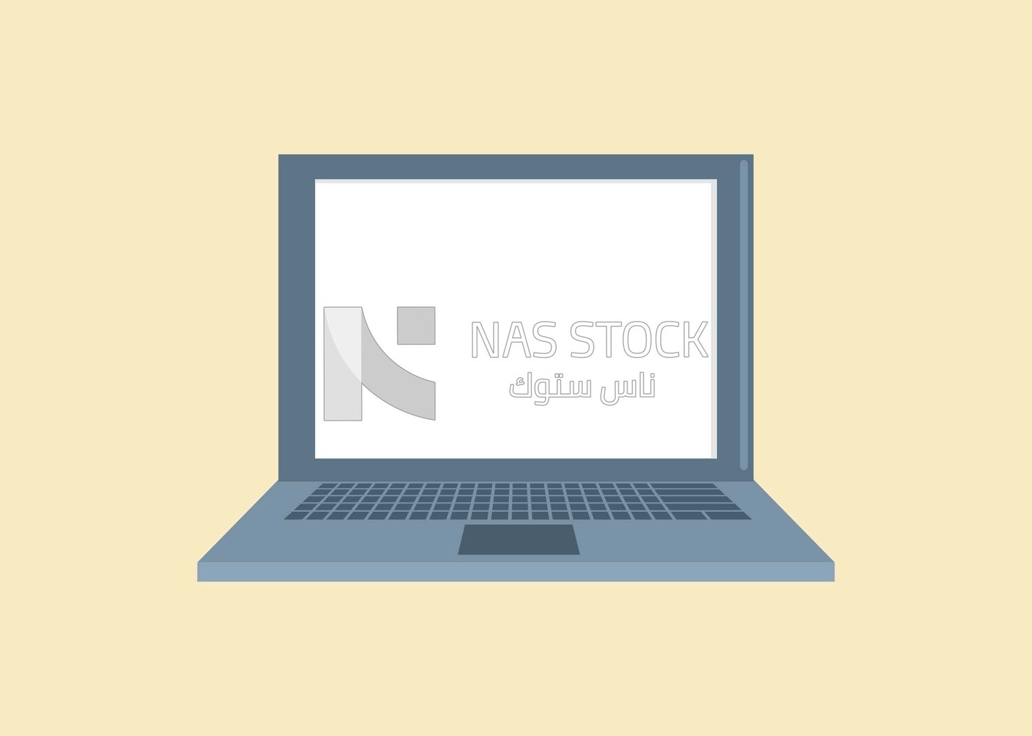 Laptop, icons and templates, vector illustrator