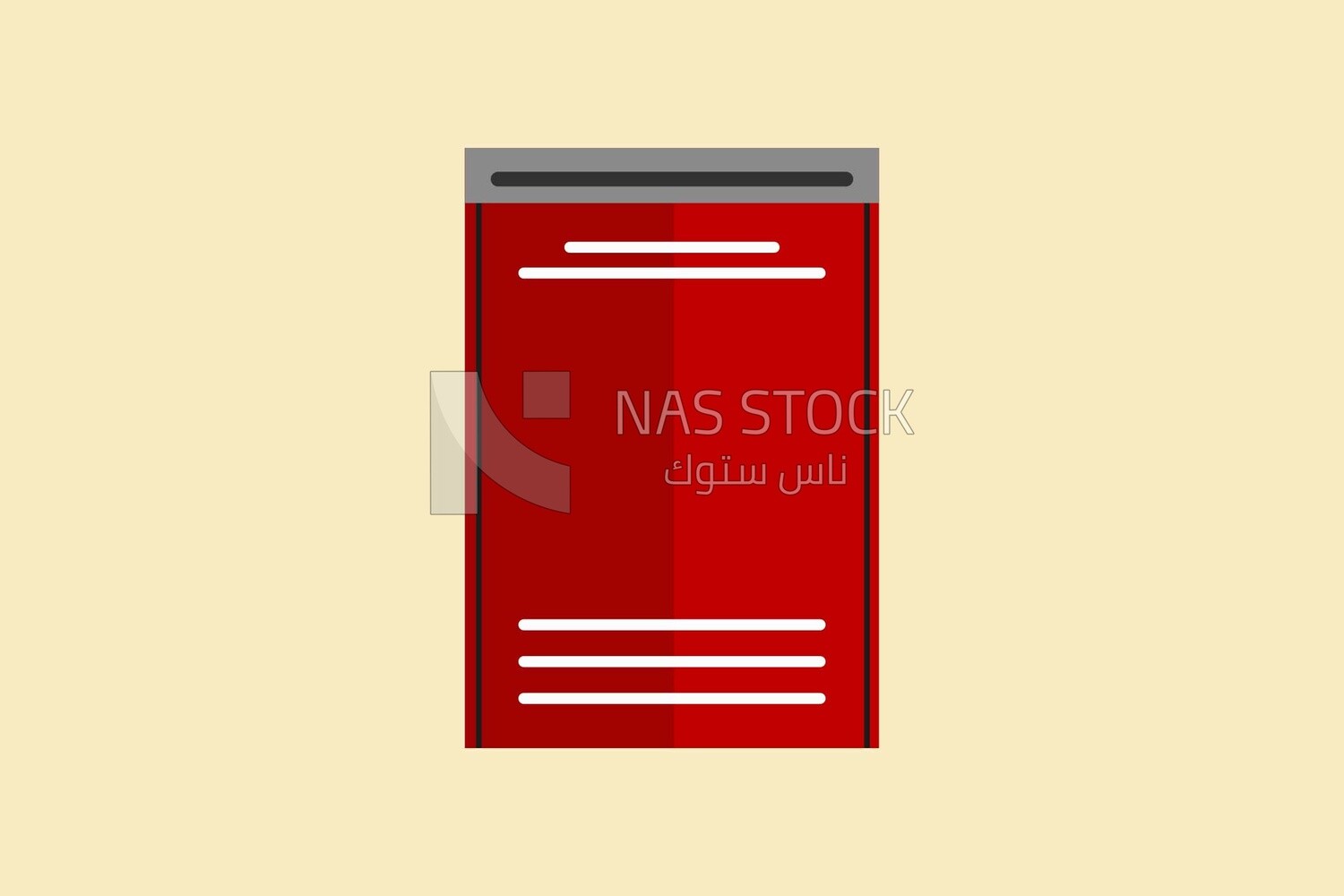 Red documents, icons and templates, vector illustrator