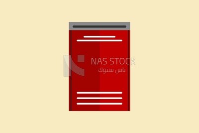 Red documents, icons and templates, vector illustrator