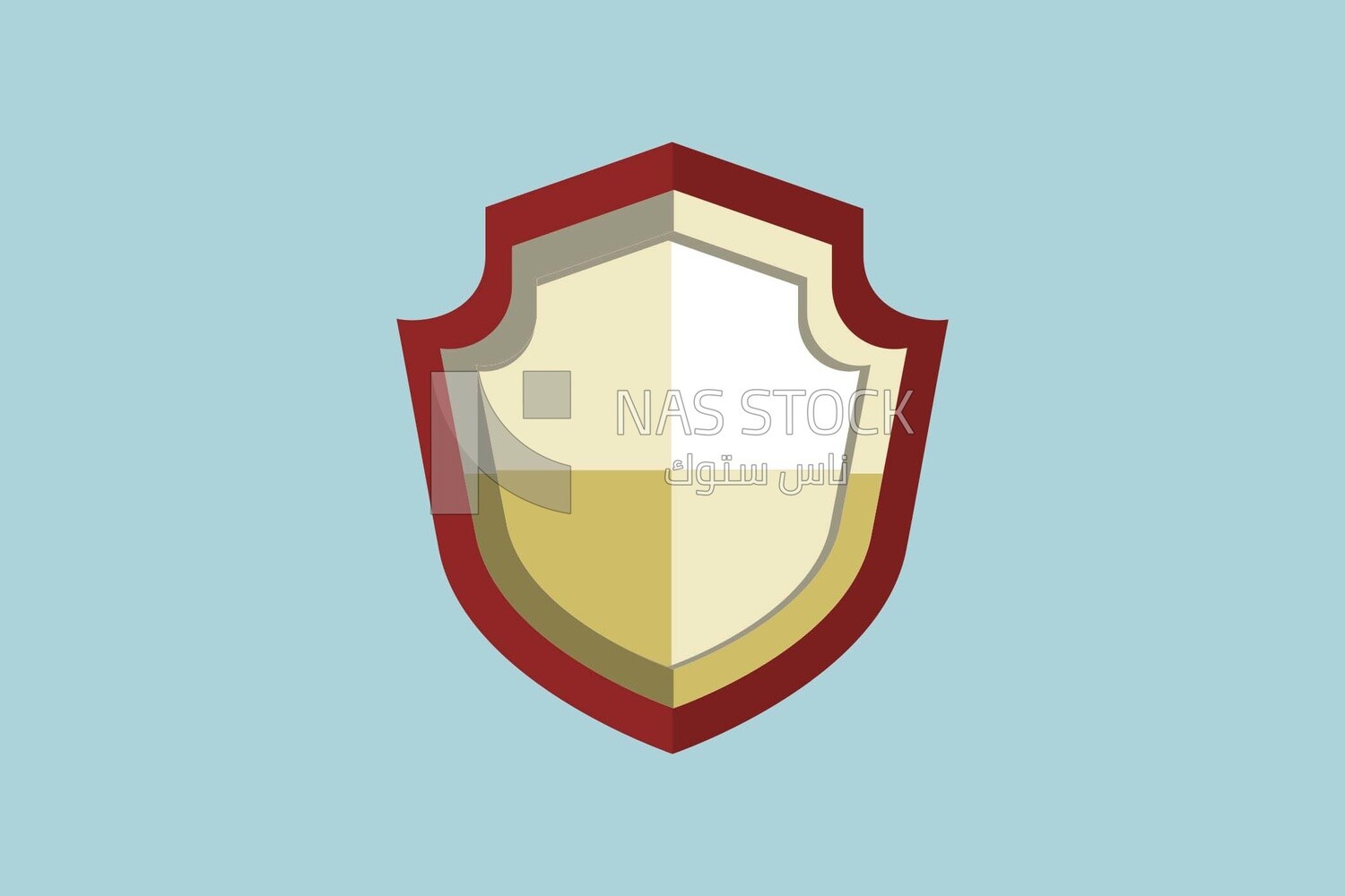 Protection shield, icons and templates, vector illustrator