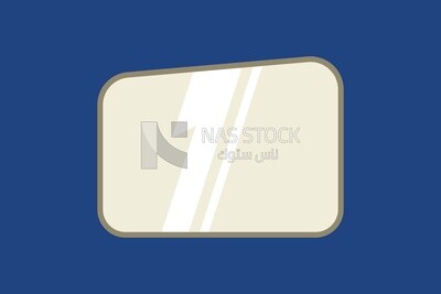 Wall mirror, icons and templates, vector illustrator