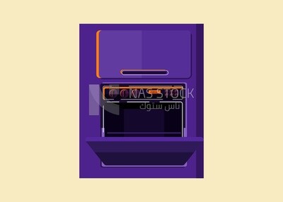 Oven icon, icons and templates, vector illustrator