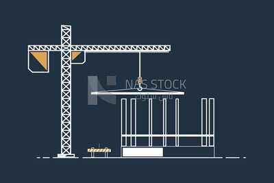 Crane icon, icons and templates, vector illustrator