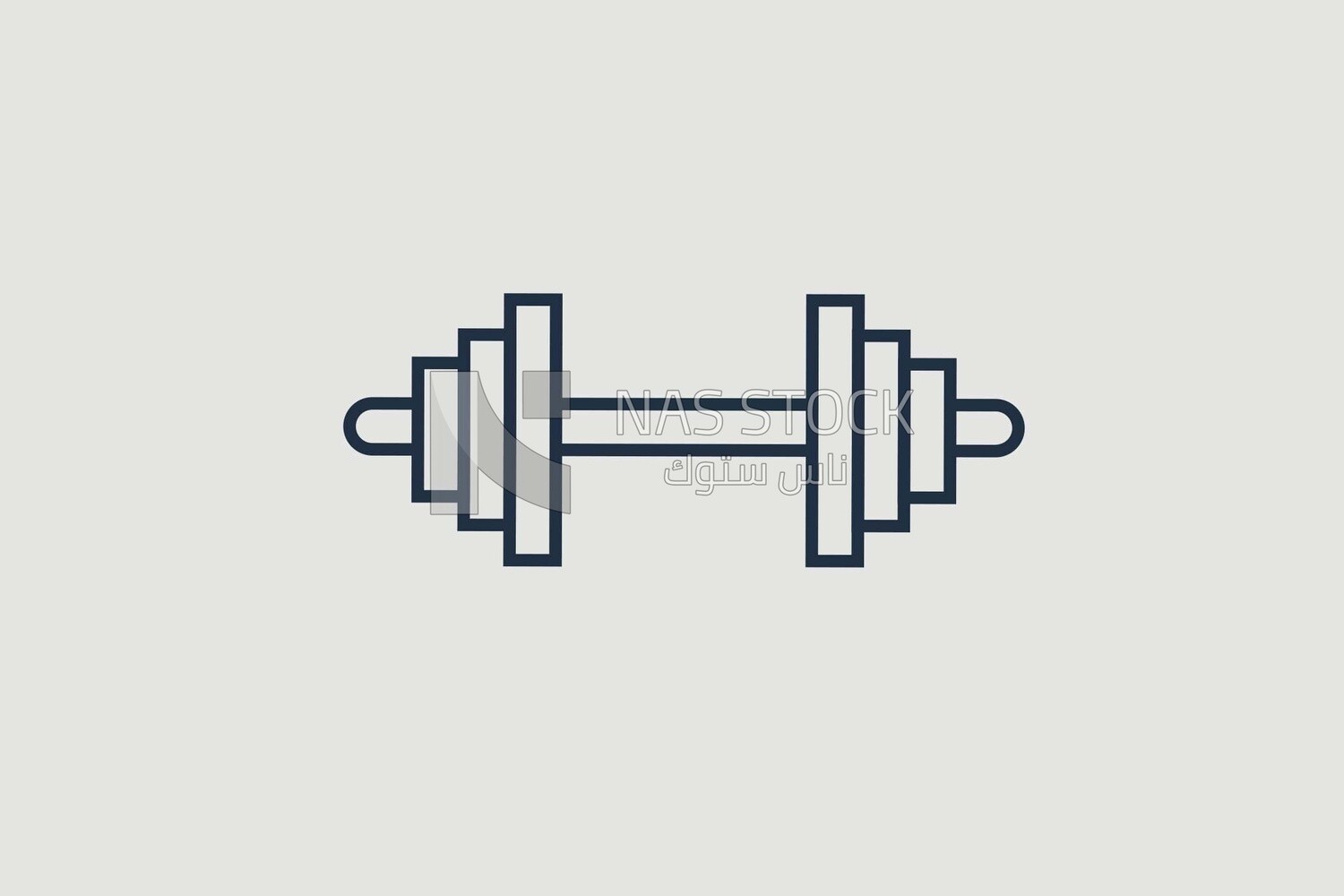 Weight lifting equipment, icons and templates, vector illustrator