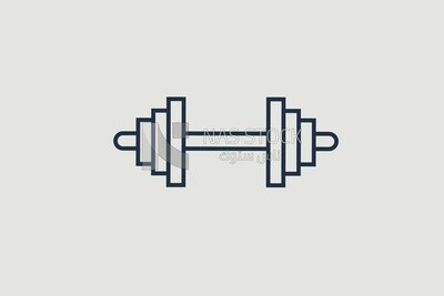 Weight lifting equipment, icons and templates, vector illustrator