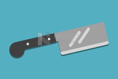 Knife, icons and templates, vector illustrator