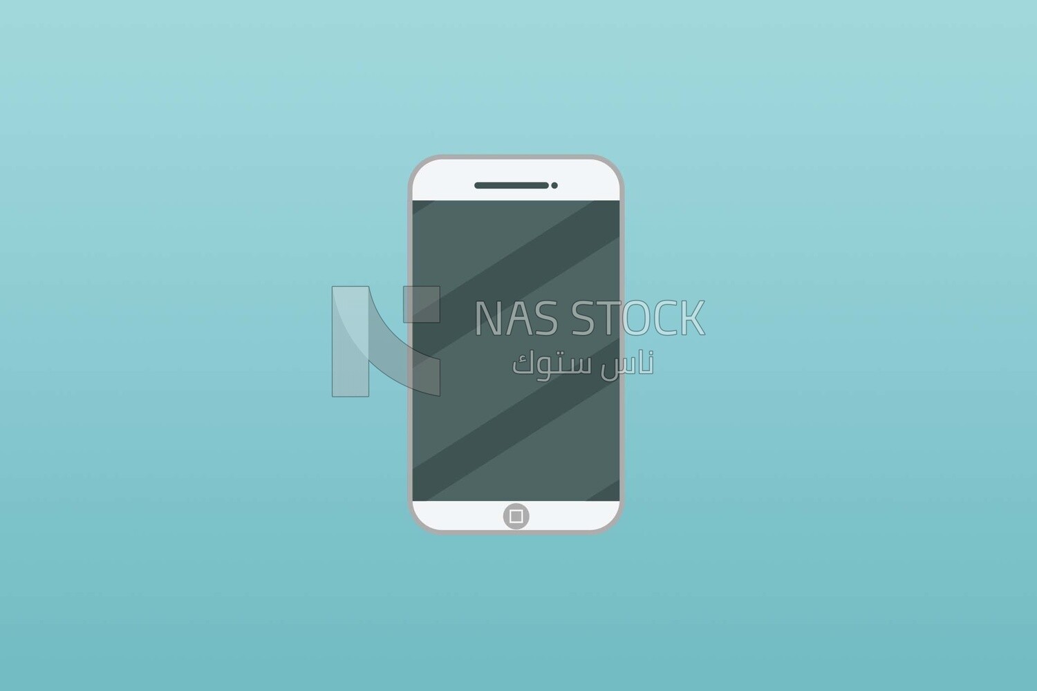 Mobile phone, icons and templates, vector illustrator