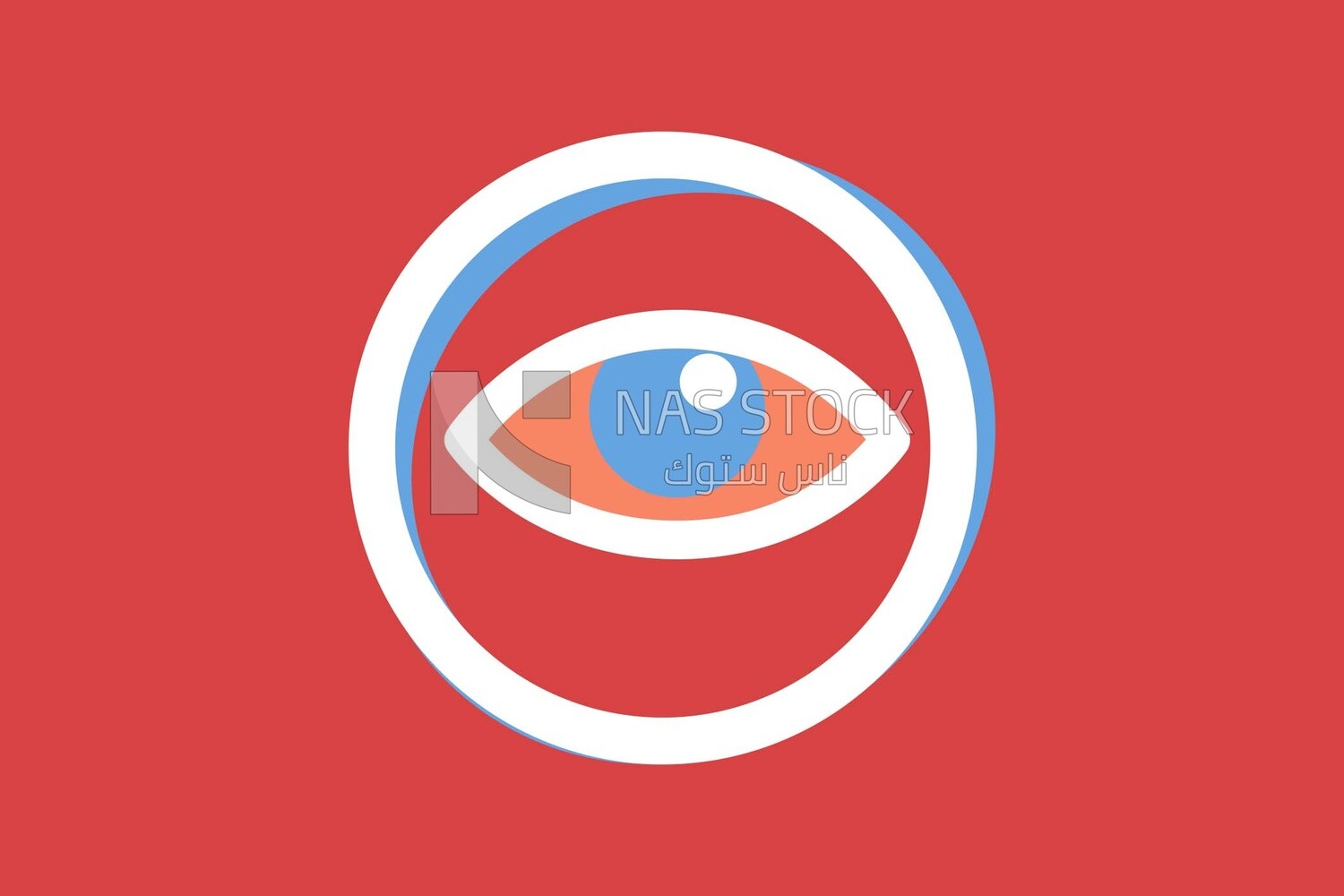 Eye, icons and templates, vector illustrator