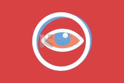 Eye, icons and templates, vector illustrator