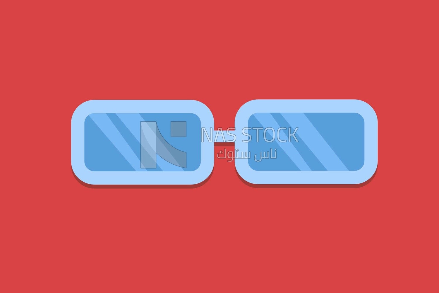 Glasses, icons and templates, vector illustrator