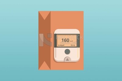Diabetes test, icons and templates, vector illustrator