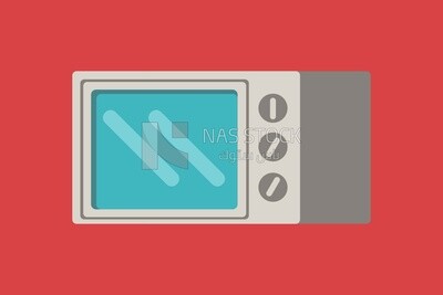 Microwave, icons and templates, vector illustrator