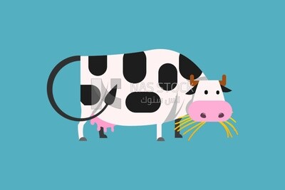 Cow, icons and templates, vector illustrator