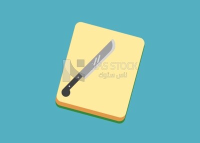 Knife, icons and templates, vector illustrator