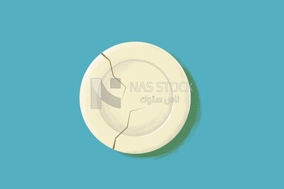 طبق مكسور ، أيقونات ورموز، فيكتور اليستريتور