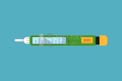 Diabetes test, icons and templates, vector illustrator