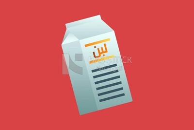 Bottle of milk, icons and templates, vector illustrator