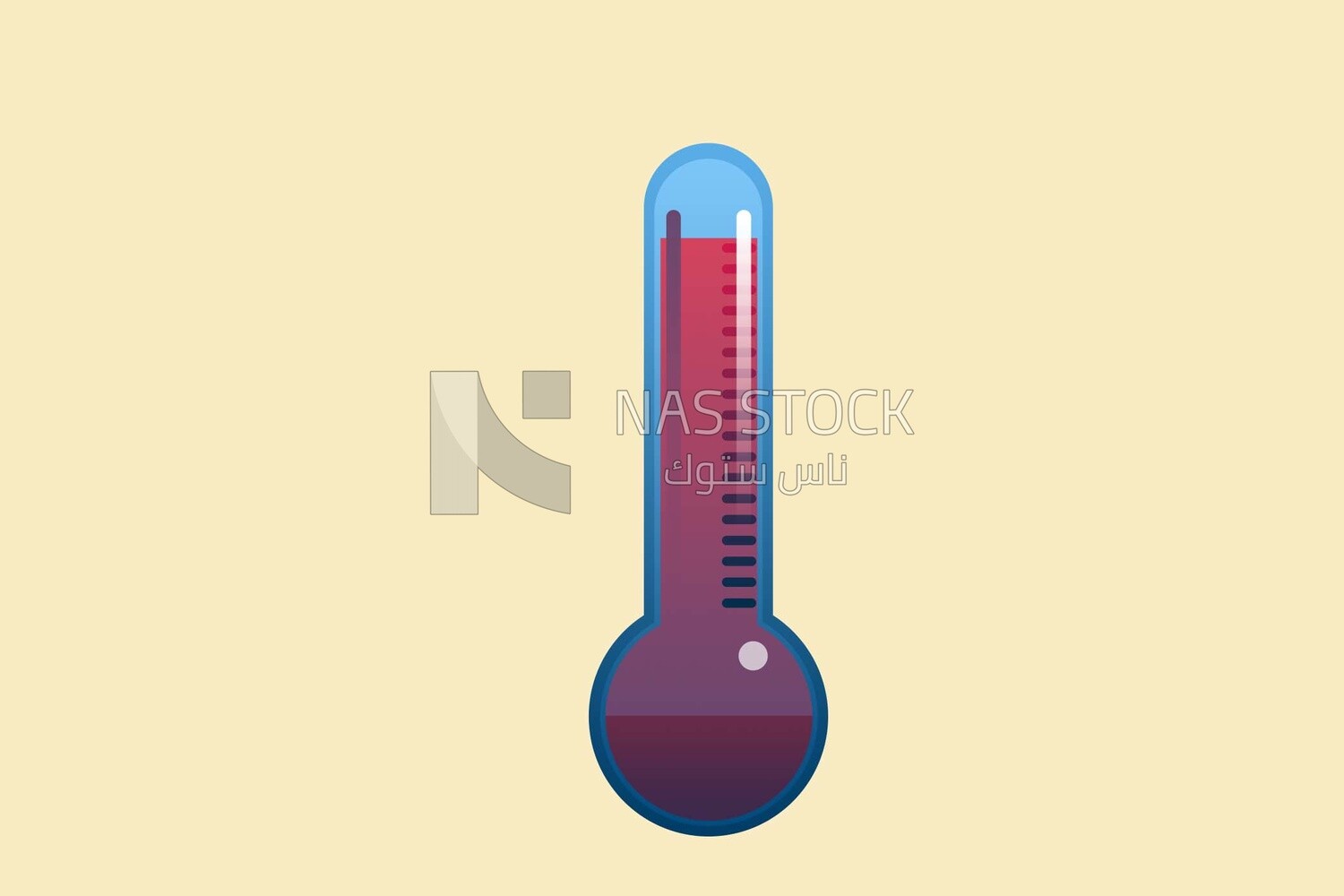 Thermometer, icons and templates, vector illustrator