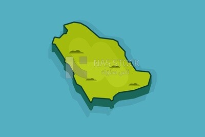Green world map, icons and templates, vector illustrator