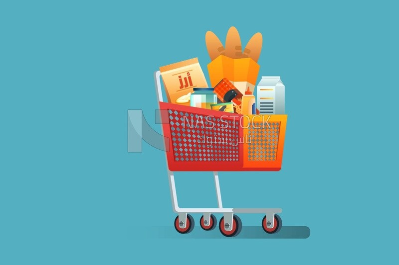 Shopping cart icon, icons and templates, vector illustrator