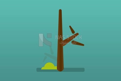 Tree, icons and templates, vector illustrator