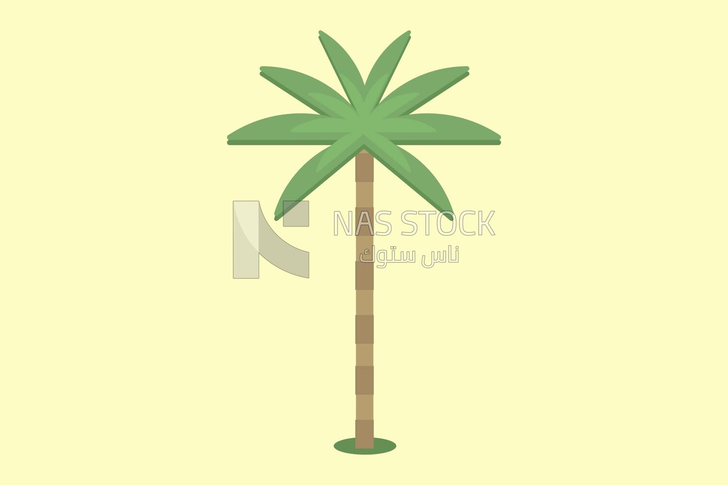Icon of a palm tree, icons and templates, vector illustrator