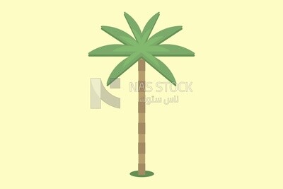 رمز شجرة نخيل ، أيقونات ورموز، فيكتور اليستريتور