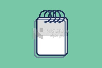 Notebook, icons, templates and vector illustrator