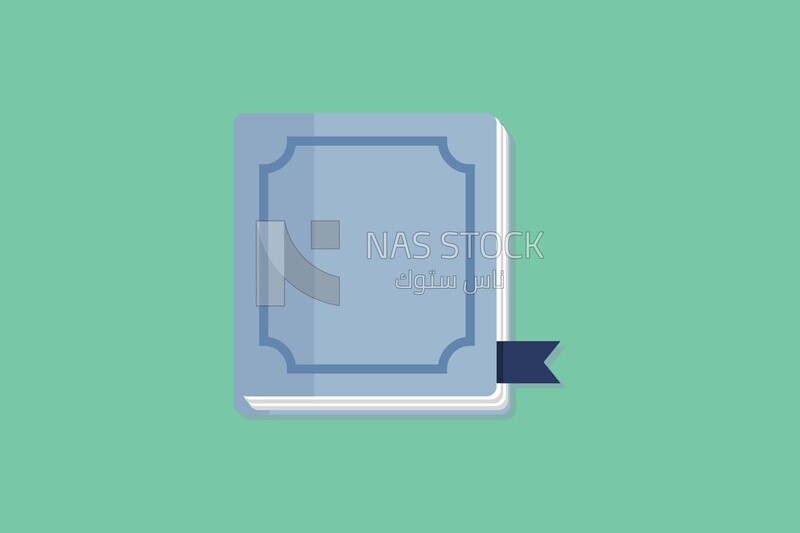 Closed book, icons, templates and vector illustrator