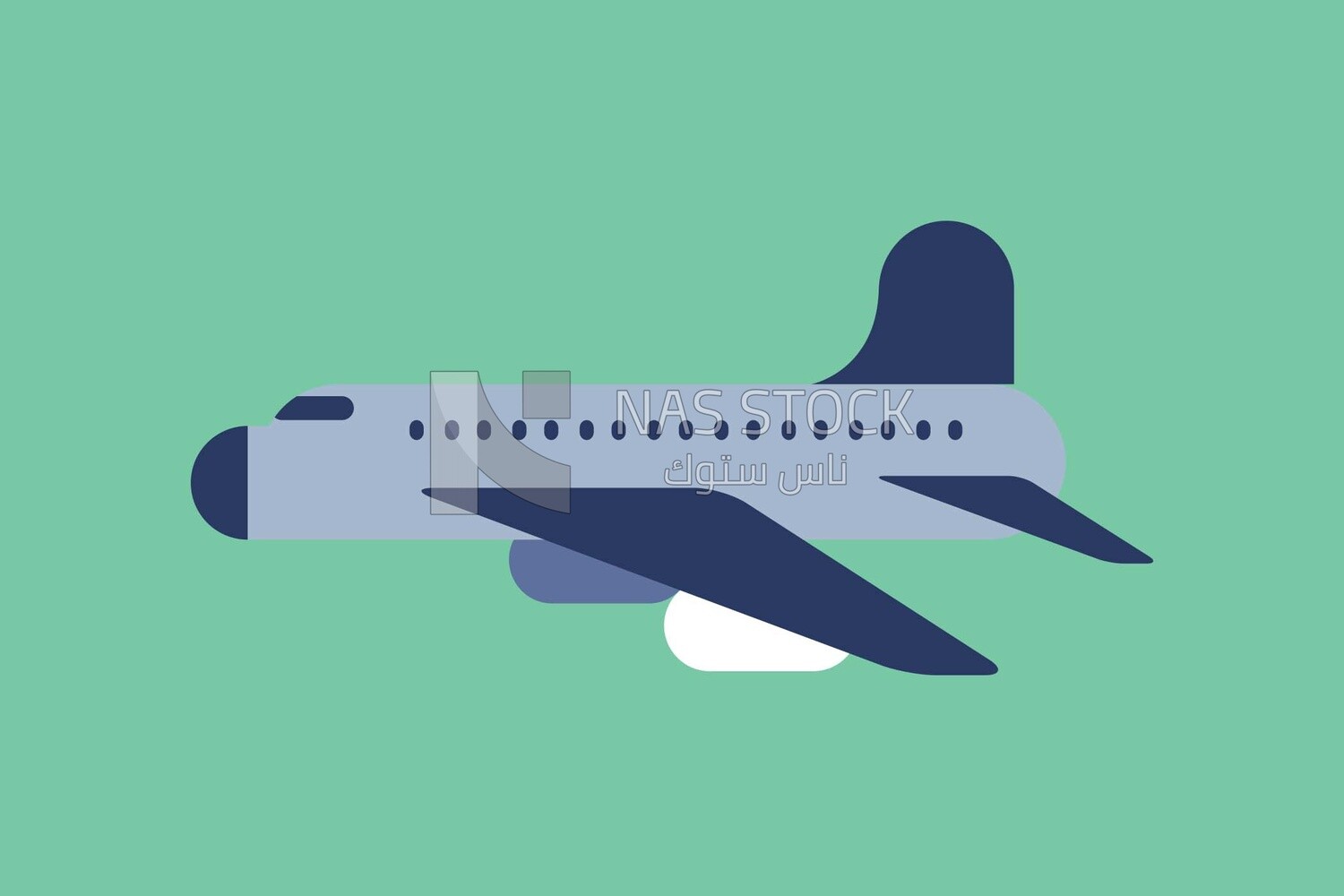 Plane, icons, templates and vector illustrator