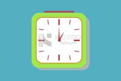 Wall clock, icons, templates and vector illustrator