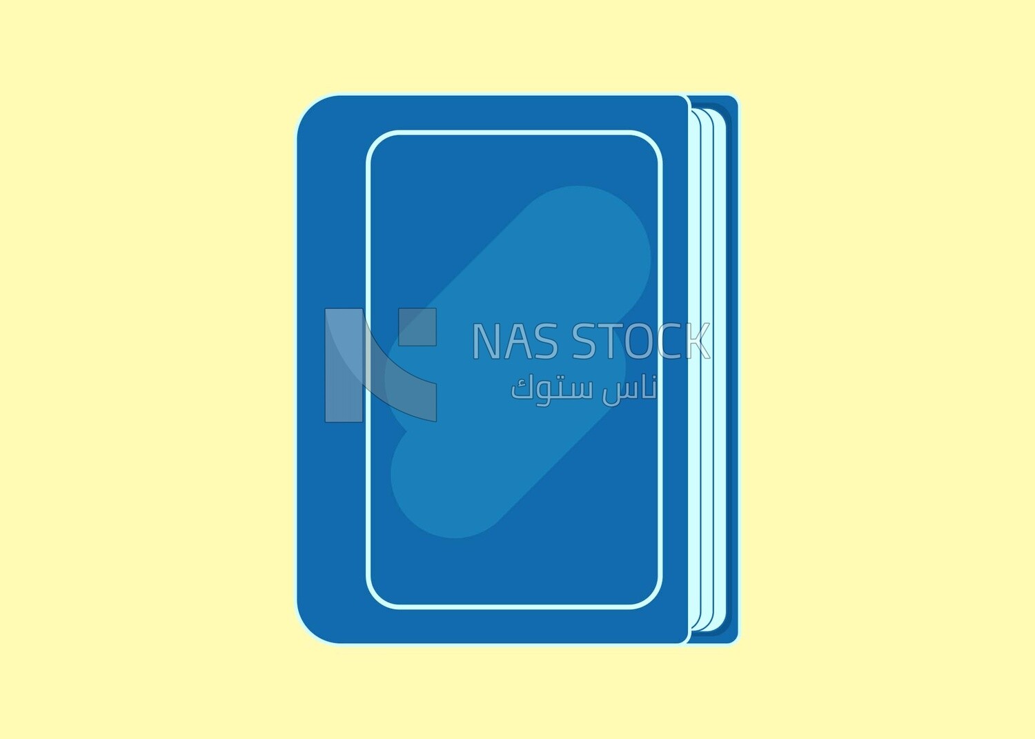 Closed book, icons, templates and vector illustrator