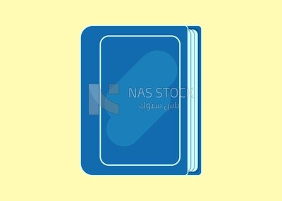 Closed book, icons, templates and vector illustrator