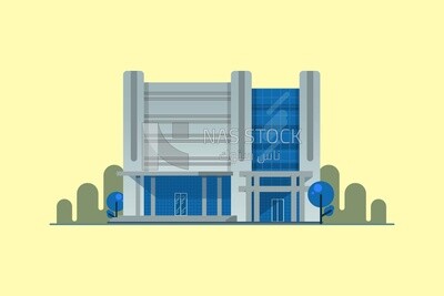 Building, icons, templates and vector illustrator