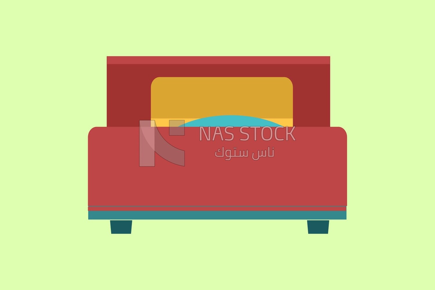 Bed, icons, templates and vector illustrator