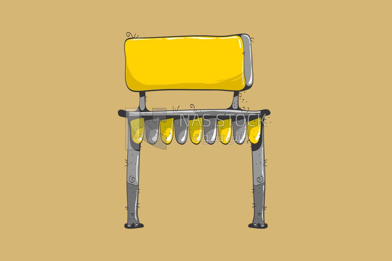 Chair, icons, templates and vector illustrator