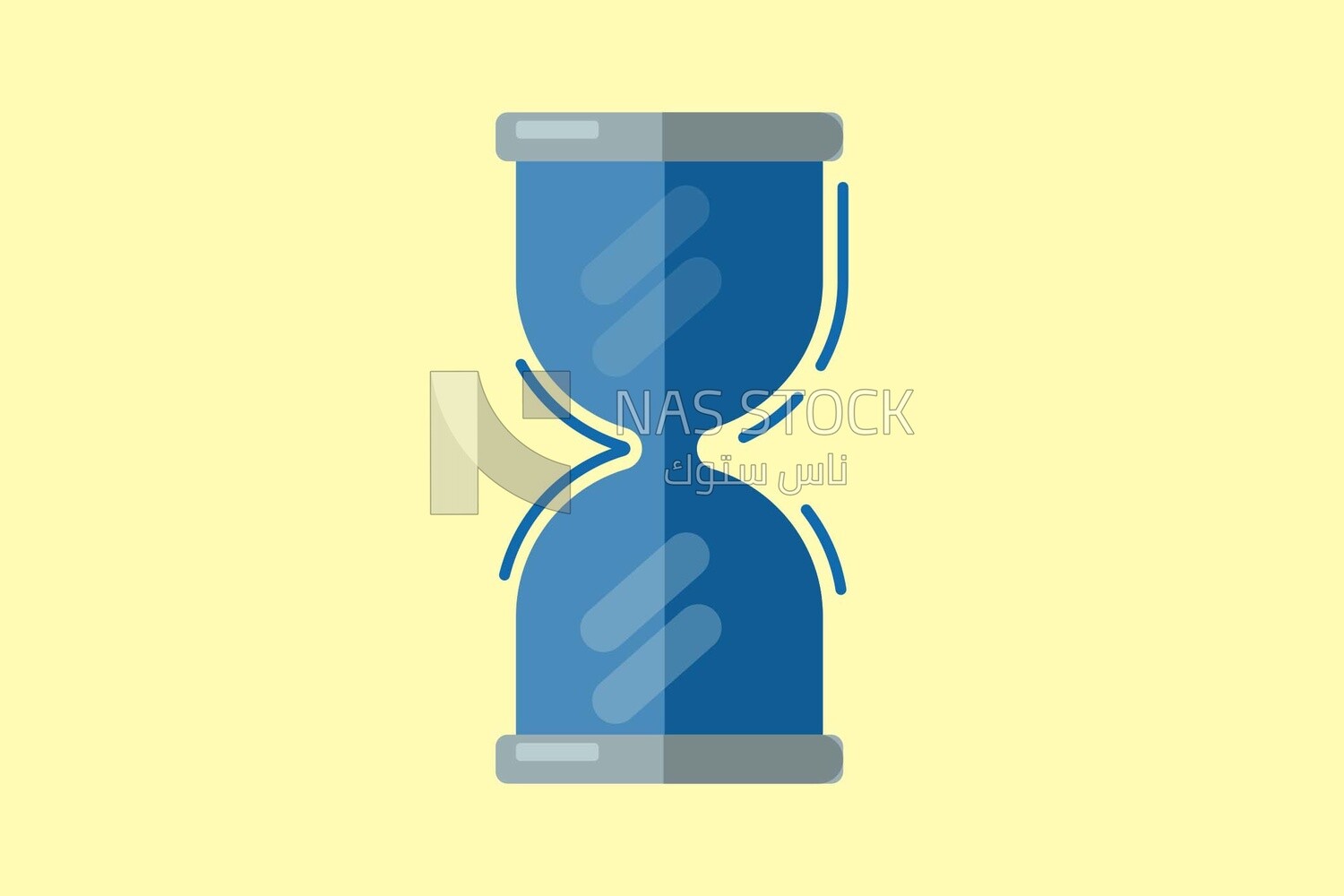 Sand glass, icons, templates and vector illustrator