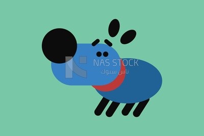 Dog, icons, templates and vector illustrator