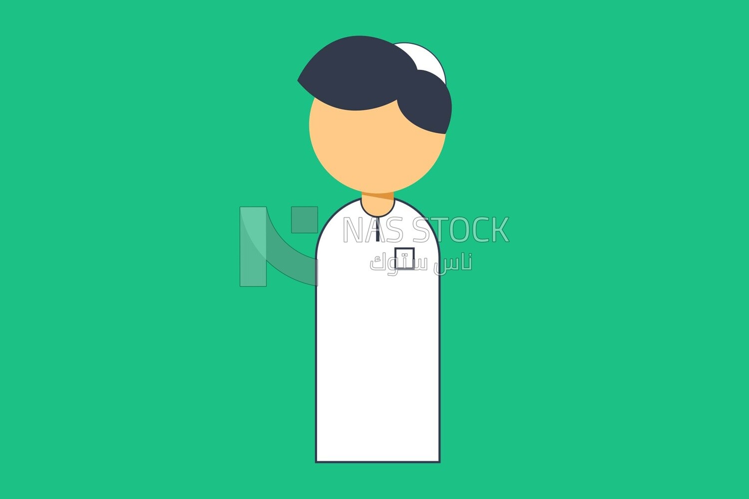 Character of a boy, vector illustrator
