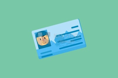 Icon of human id, icons, templates and vector illustrator