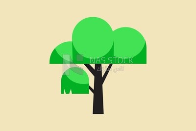 Tree, icons, templates and vector illustrator
