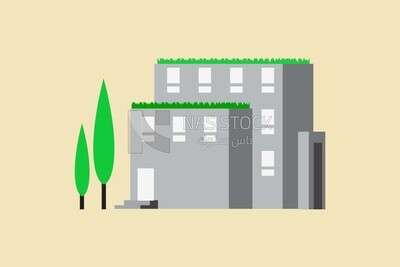 Building, icons, templates and vector illustrator