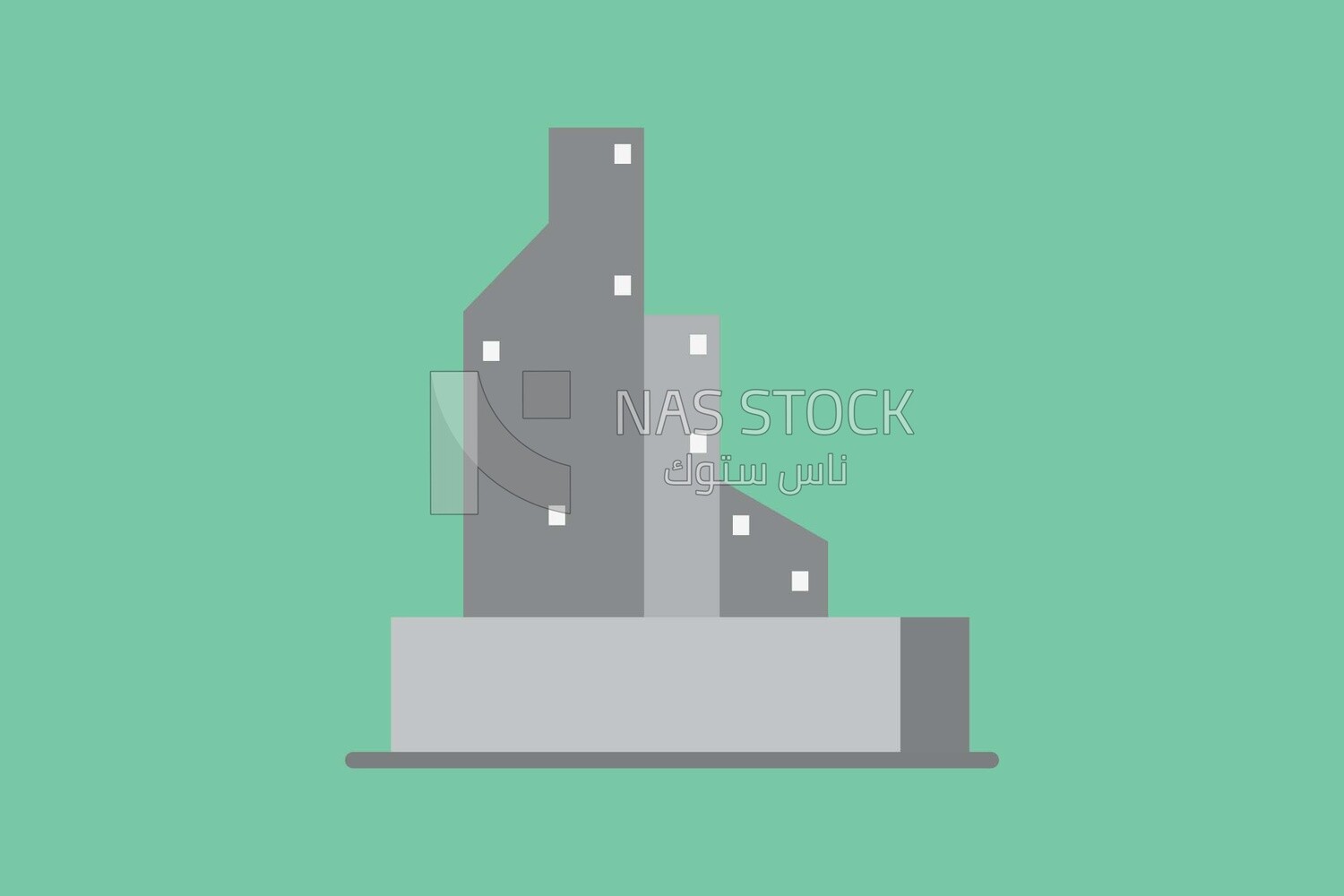 Building, icons, templates and vector illustrator